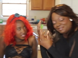 HD- SuperHot Lesbian pusssy licking in the kitchen with Lisa Rivera and Cassidy Cash