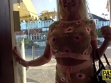 Sub with big tits fucked