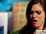 Kendall Karson plays with her amazing tits and tight wet pussy